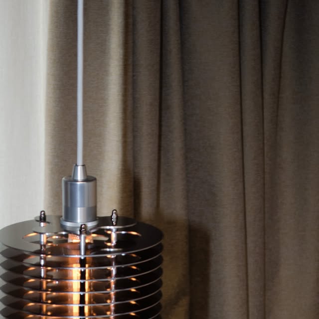 HAHA studio on Instagram: "Splash pendant - model 1. Raw aluminum and brass ⚪️🟠"