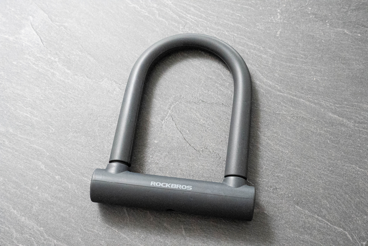 ROCKBROSのU字ロック「RKS610」の破損前の製品全体写真