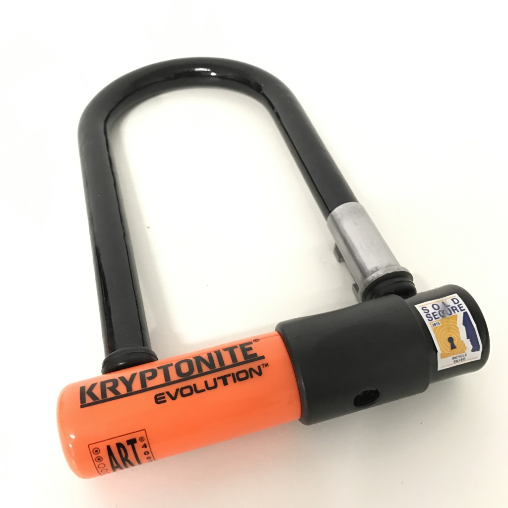KRYPTONITE(クリプトナイト) Evolution Mini-7 U字ロックの破損前の製品全体写真