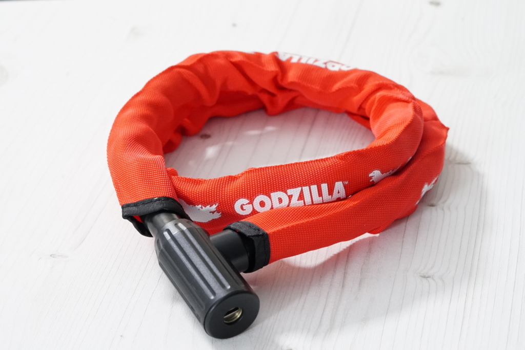 GODZILLA(ゴジラ) リンクケーブルロックSGM-201-Rの破損前の製品全体写真